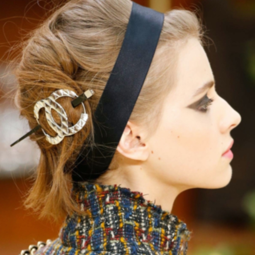 Chanel 15B Runway Hair Pin Barette Chop Stick